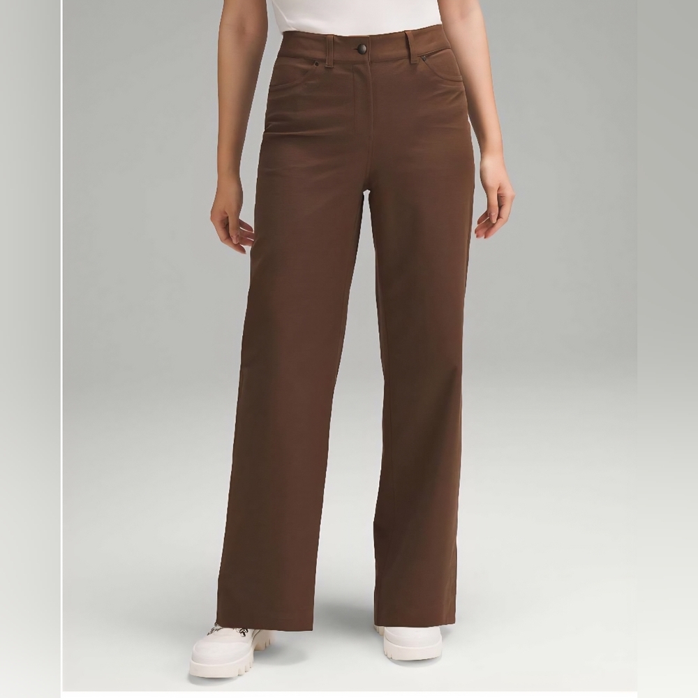 Lululemon City Sleek 5 Pocket High-Rise Wide-Leg Pant Full Length